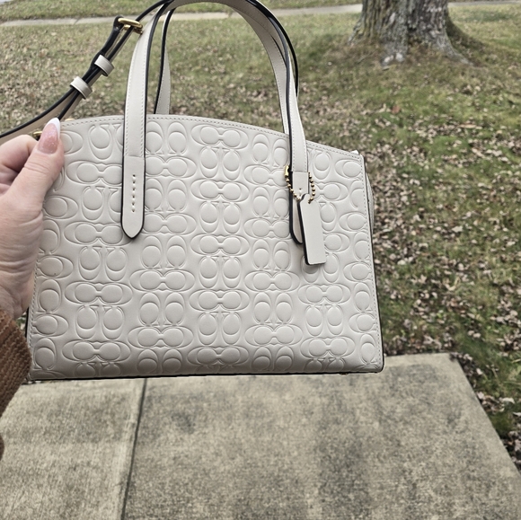 Brand New with Tags Coach Charlie Carryall 28 in Signature Leather - Picture 13 of 14